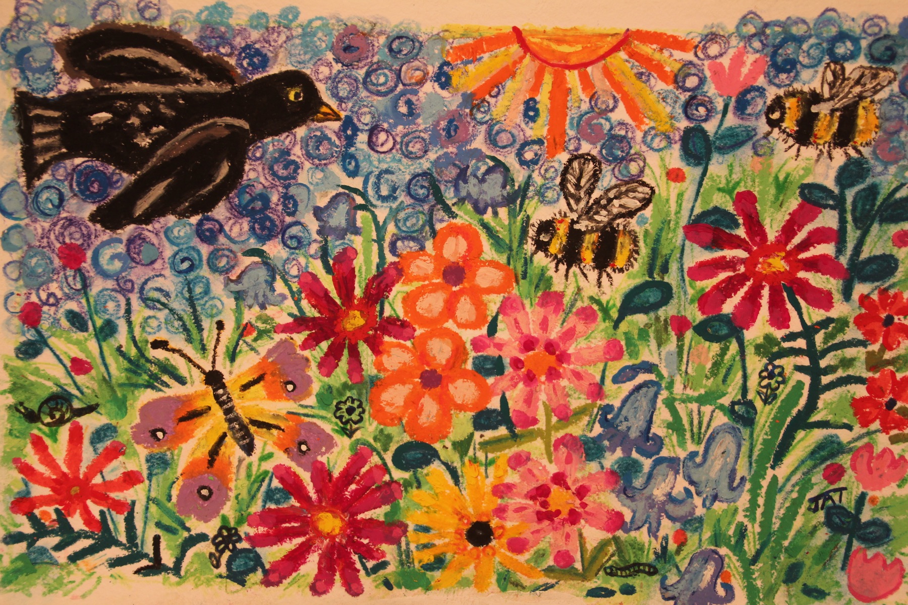 Painting titled “Peace to You” by Jennie-Anne Taylor