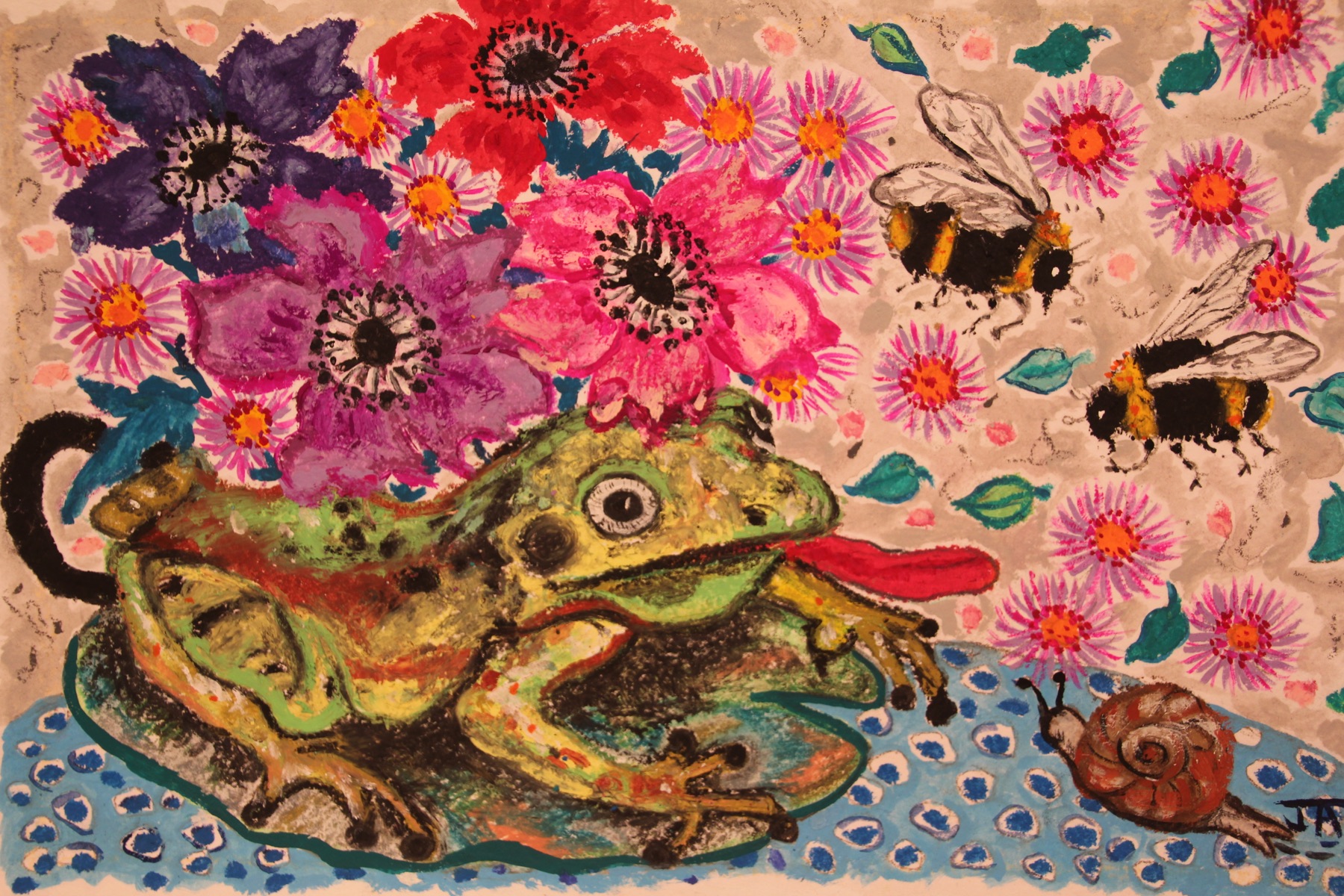 Painting titled “Close to You.” by Jennie-Anne Taylor